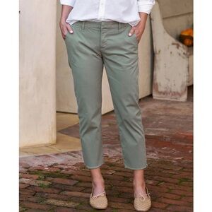 Frank & Eileen Sage Green Cropped Pants